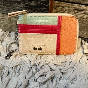 The sak multicolor wallet keychain
